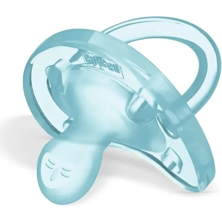 Chicco gommotto physio soft silicone 6-16 mesi azzurro