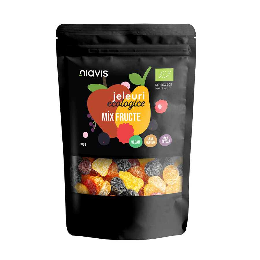 Jeleuri ecologice Mix Fructe, 100 g, Niavis