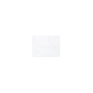 Coimasa Cucù – 3 Laken und ein Kissenbezug für ein Mini-Kinderbett (40 x 80 cm) – weiß und hellblau