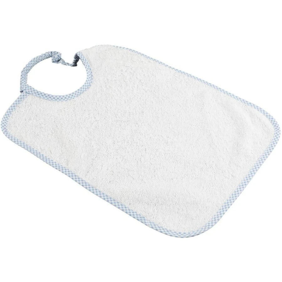 Poupy 3 zachte, absorberende effen katoenen slabbetjes, groot