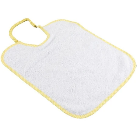 Poupy 3 zachte, absorberende effen katoenen slabbetjes, groot