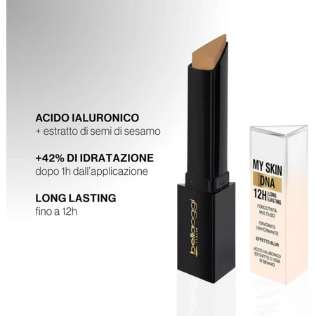 Bellaoggi My Skin DNA 12h – fond de ten multifuncțional nr. 15N, bej natural