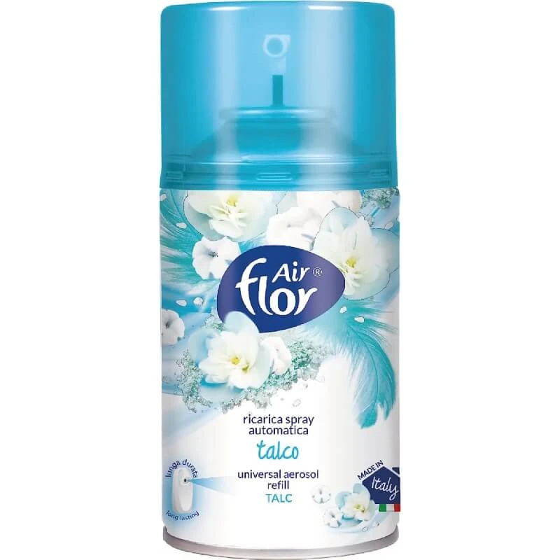 Air Flor Talco – Nachfüllpackung für den Deo Matic Duftdiffusor, 250 ml