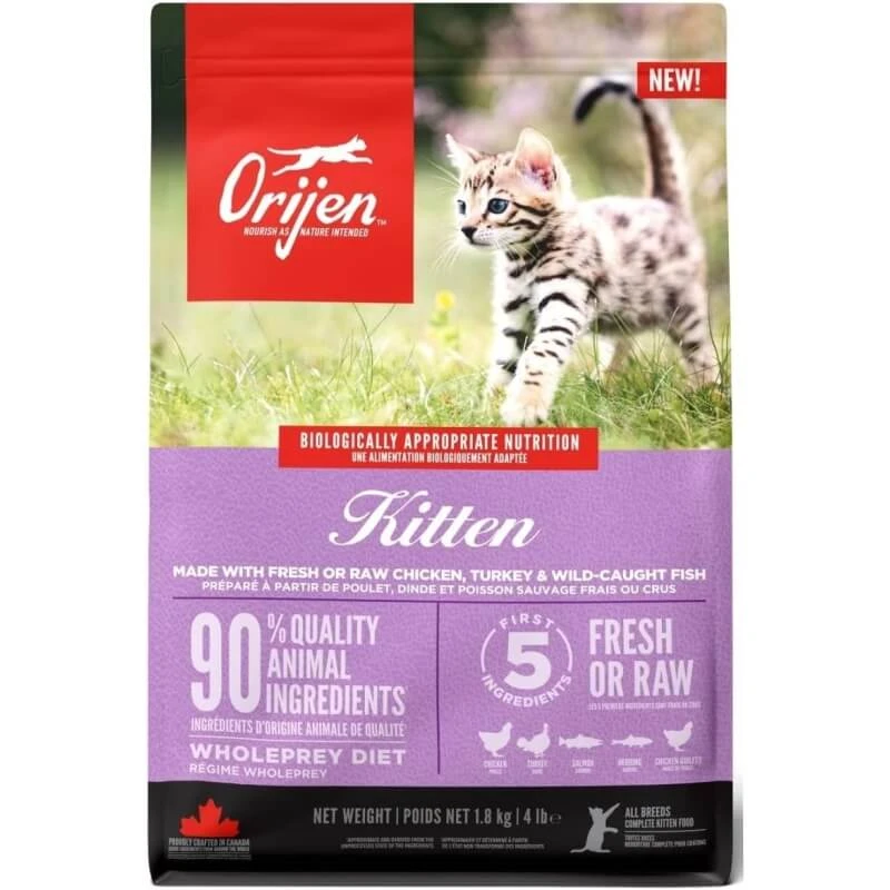 Orijen Kitten – Alleinfuttermittel für Kätzchen, 1,8 kg