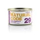 Natural Code 29 ton și șuncă – hrană completă pentru pisici adulte, 85 g