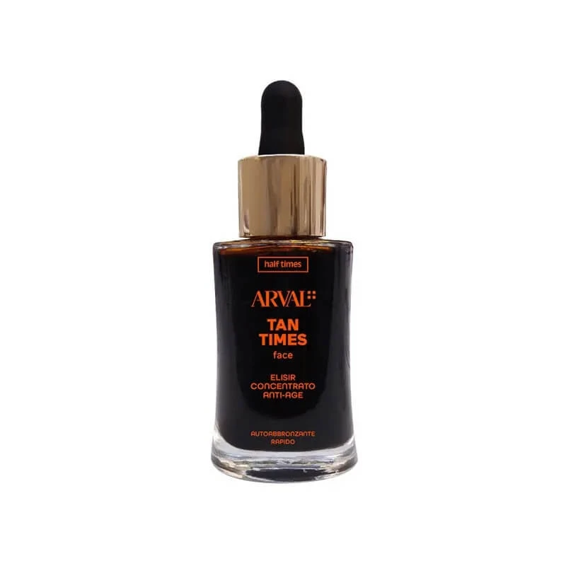 Arval Tan Times Face Concentrated Anti-Aging Elixir – Selbstbräuner mit Sofortwirkung, 30 ml
