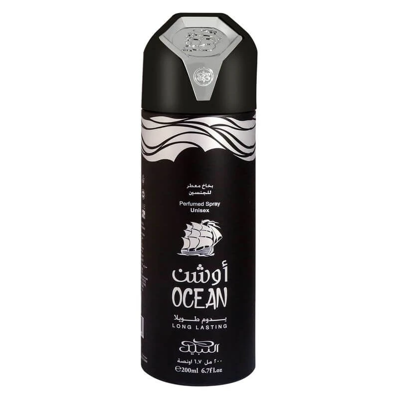 Nabeel Ocean – Erfrischendes Unisex-Deodorant-Spray, 200 ml