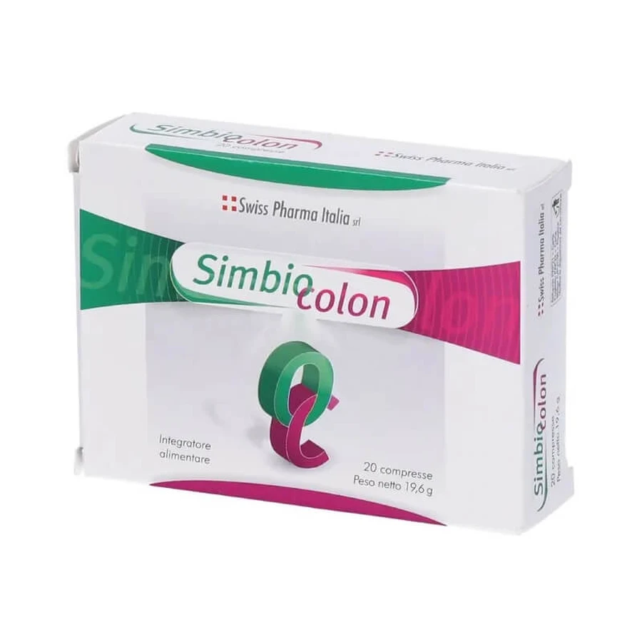 Simbiocolon, 20 comprimidos: complemento alimenticio para la salud intestinal