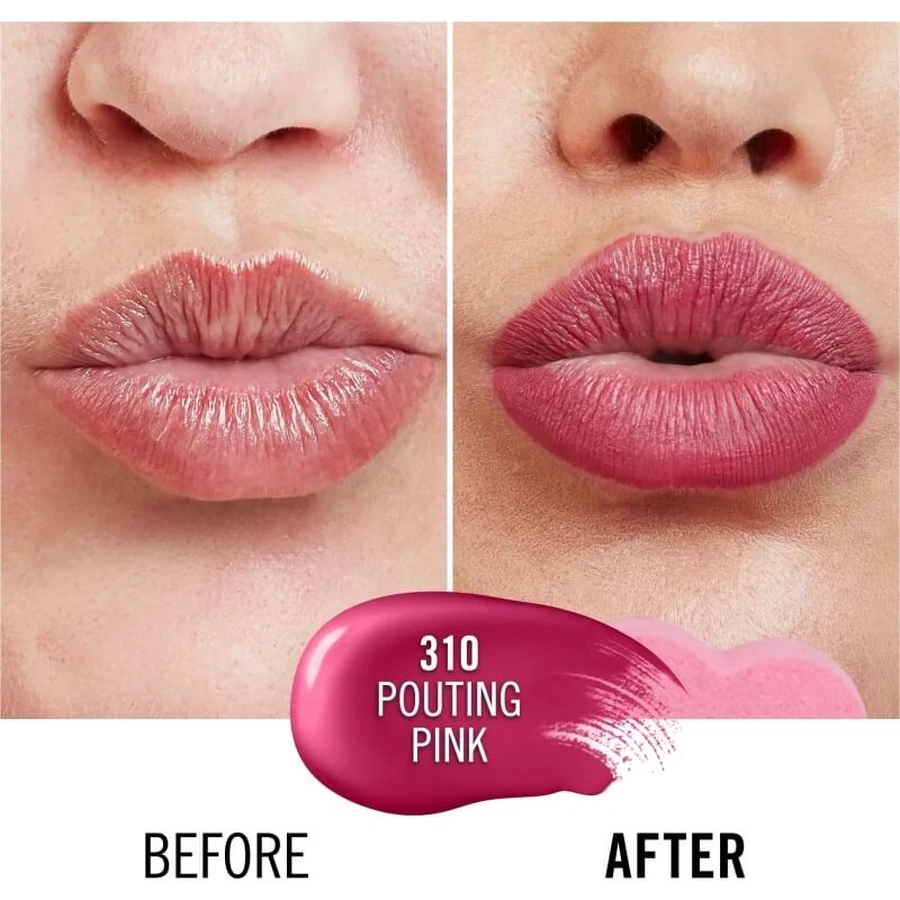Rimmel Provocalips - Rouge à lèvres liquide en deux étapes n° 310 Pouting Pink