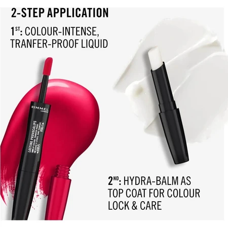 Rimmel Provocalips - Rouge à lèvres liquide en deux étapes n° 310 Pouting Pink