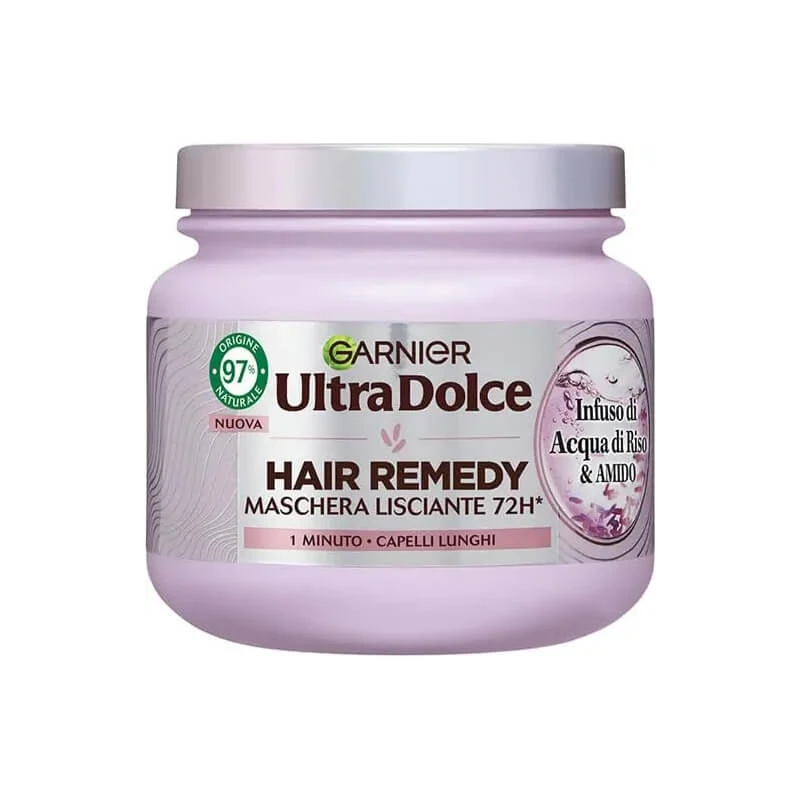Garnier Ultra Gentle Reiswasser & Stärke – Glättende Maske 340 ml