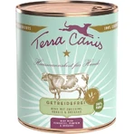 Terra Canis sin cereales con ternera - Comida húmeda completa para perros adultos, 800 g