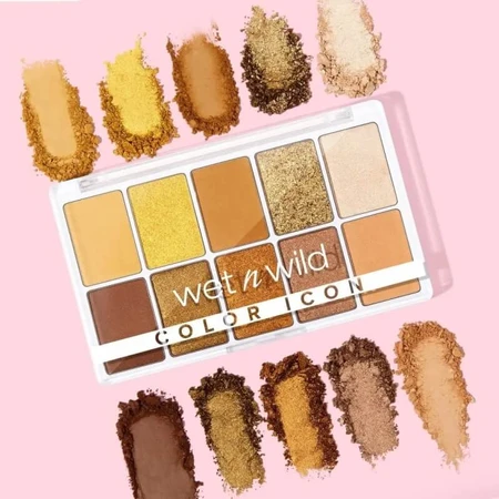 Wet n wild Color Icon - paletă de farduri cu 10 nuanțe - farduri de ochi nr. 4075e „Call Me Sunshine”