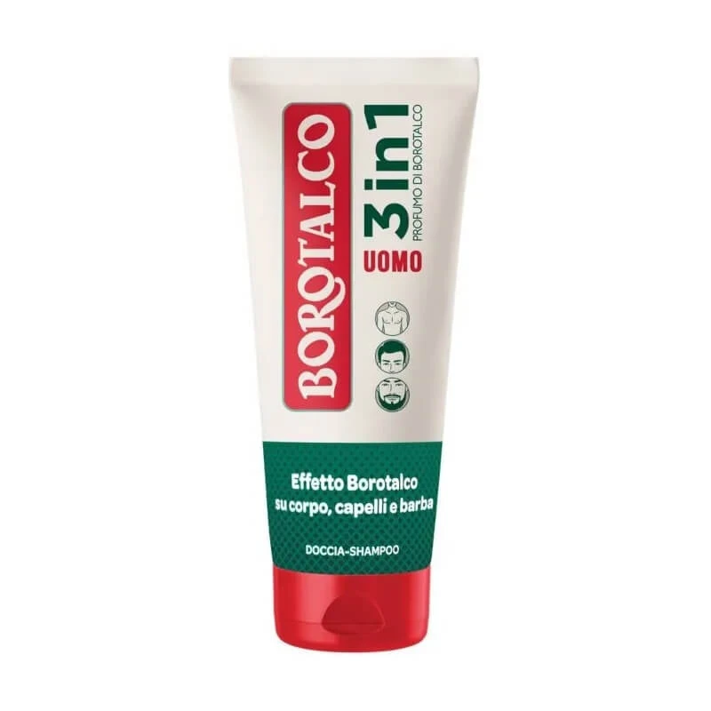 Borotalco for Men – 3-in-1-Duschshampoo mit Talkumduft, 200 ml