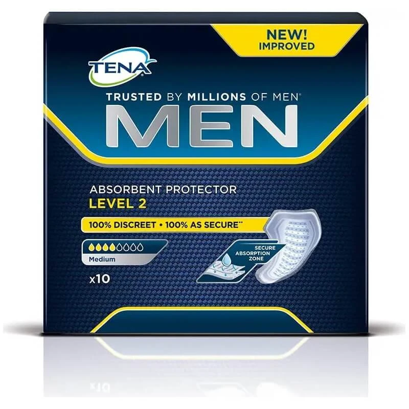 Tena Men Active Fit Stufe 2 – 10 Inkontinenz-Einlagen