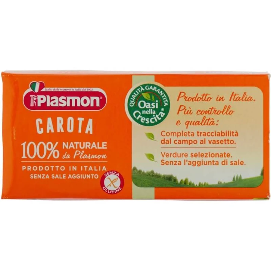 Plasmon – homogenizowany przecier z marchwi 2x80 g: ceny i cechy