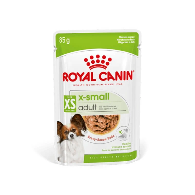 Royal Canin X-Small Adult – Alleinfuttermittel für sehr kleine erwachsene Hunde, 85 g