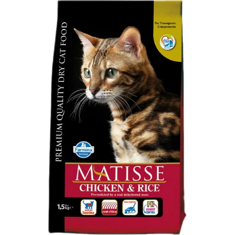 Farmina Matisse Huhn & Reis – Alleinfuttermittel für Katzen, 1,5 kg
