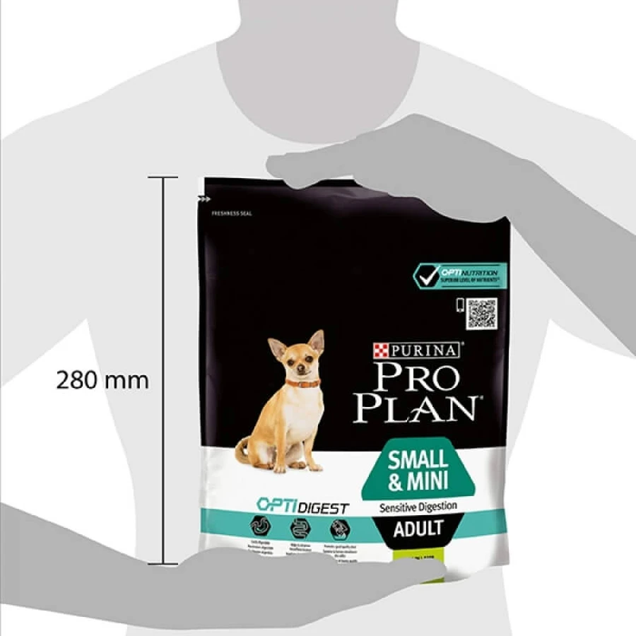 Purina Pro Plan Small &amp; Mini Adult Sensitive Digestion Lamm – Alleinfuttermittel für Hunde, 700 g