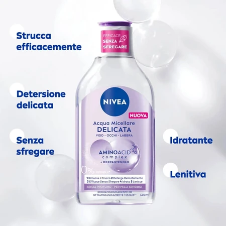 Nivea apă micelară extra-delicată pentru pielea sensibilă 400 ml
