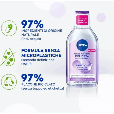Nivea apă micelară extra-delicată pentru pielea sensibilă 400 ml