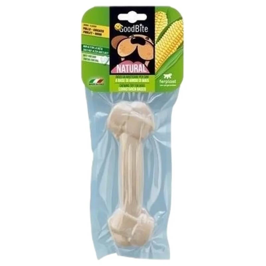 Ferplast Goodbite natural – os de ros pentru câini cu aromă de pui, mărime XS, 15 gr