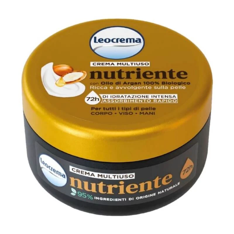 Leocrema Pflegende Mehrzweckcreme – Feuchtigkeitspflege für Körper, Gesicht und Hände, 200 ml