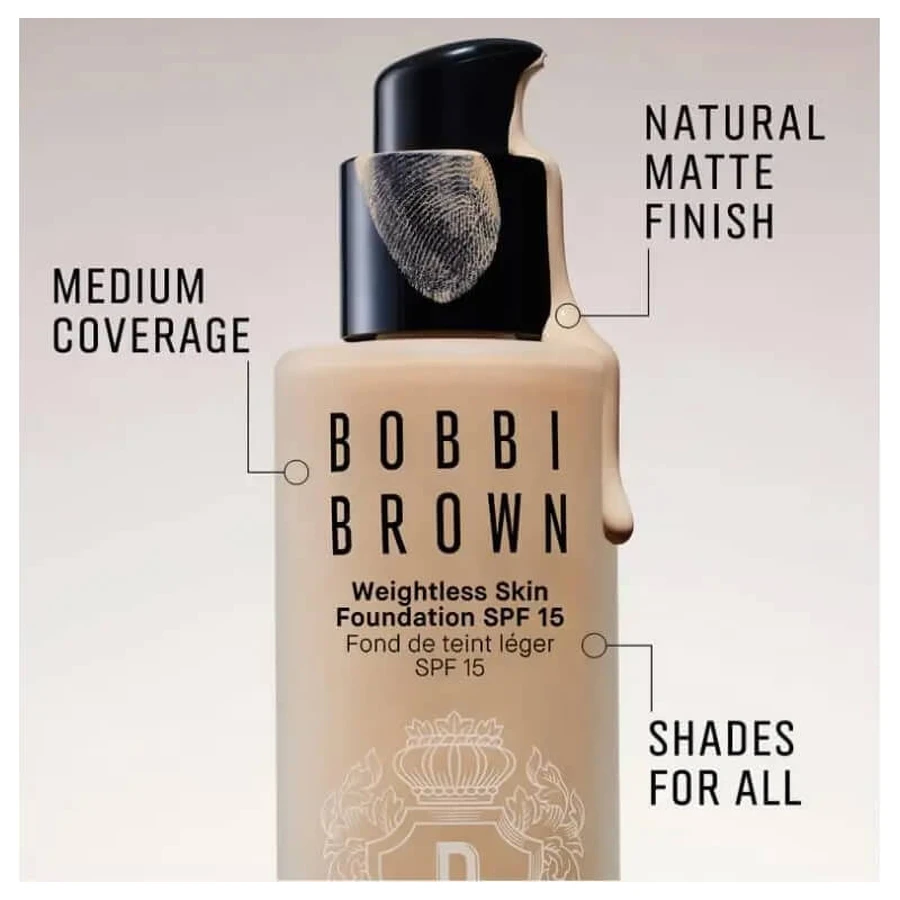 Fond de teint « Weightless Skin » de Bobbi Brown - Fond de teint mat SPF 15 - Warm Sand
