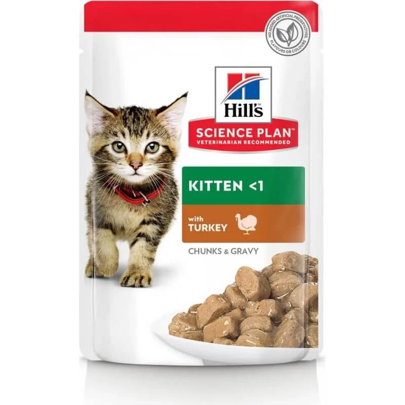 Hill's Kitten – Nassfutter für Kätzchen mit Pute, 85 g