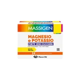 Massigen magneziu-potasiu forte zero, 24 plicuri – supliment alimentar împotriva oboselii (ambalaj îndoit)