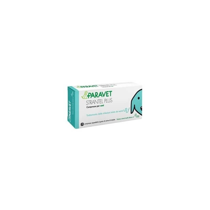 Paravet Strantel Plus – 2 schmackhafte Tabletten für Hunde