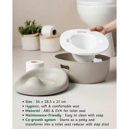Nattou Potty Care - Pot d'apprentissage 3-en-1 - Beige
