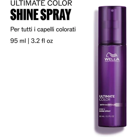 Wella Ultimate Color Schritt 3 Glanzspray – Geschmeidigkeit und Feuchtigkeit für coloriertes Haar, 95 ml