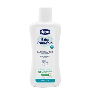 Chicco Baby Moments - șampon pentru baie care nu provoacă lacrimi, 200 ml