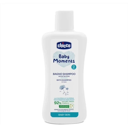 Chicco Baby Moments - șampon pentru baie care nu provoacă lacrimi, 200 ml