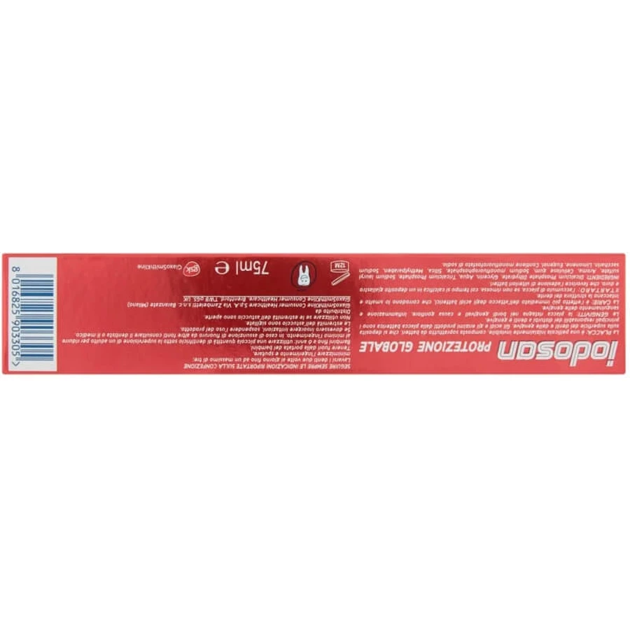 Pasta de dientes Iodosan Total Protection, sabor fresco, 75 ml