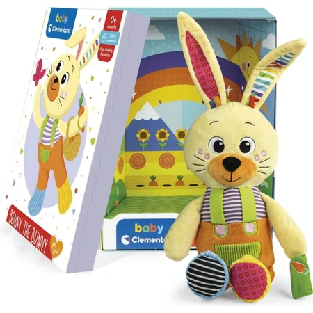 Clementoni Benny the Bunny - Knuffel voor kinderen vanaf 0 maanden