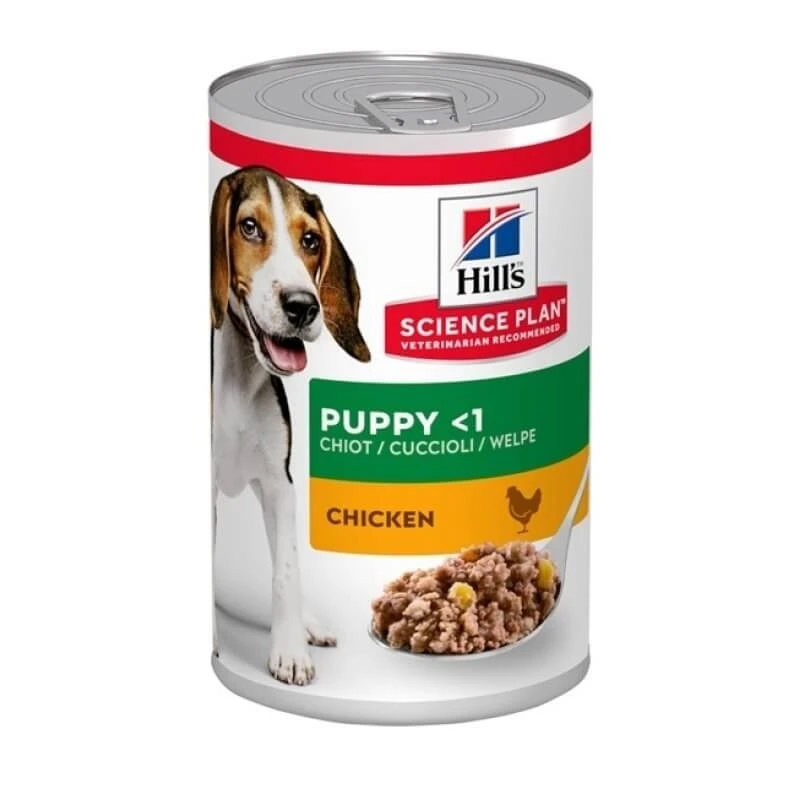 Hill's Science Plan Puppy Chicken – Alleinfuttermittel für Welpen sowie trächtige und säugende Hündinnen, 370 g