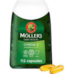 Omega 3 Forte, 112 Kapseln, Moller's