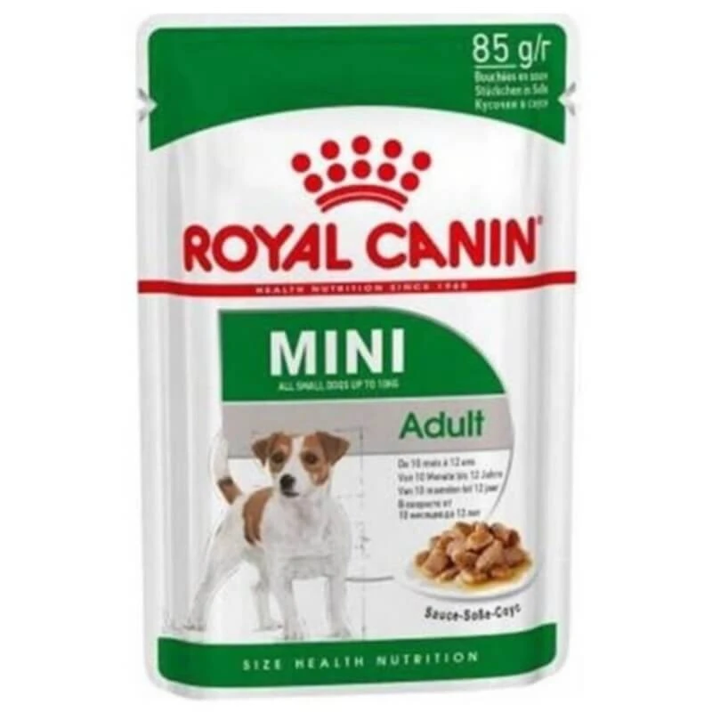 Royal Canin Mini Adult – Alleinfuttermittel für erwachsene Hunde kleiner Rassen, 85 g