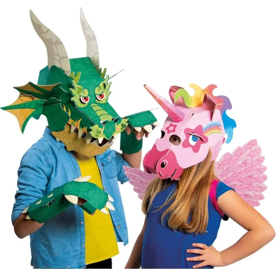 Masque de licorne « Play Creative » de Clementoni - Kit de jeu créatif