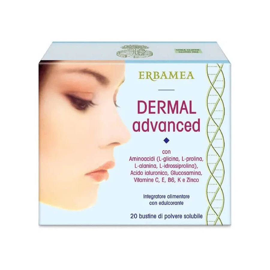 Erbamea Dermal Advanced 20 plicuri – supliment alimentar pentru piele