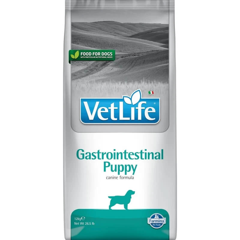 Farmina Vet Life Gastrointestinal Puppy – Diätfutter für Welpen mit Magen-Darm-Problemen, 12 kg