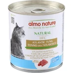Almo Nature HFC Natural Atlantic Tuna - Aanvullend natvoer voor volwassen katten vanaf 1 jaar, 280 g