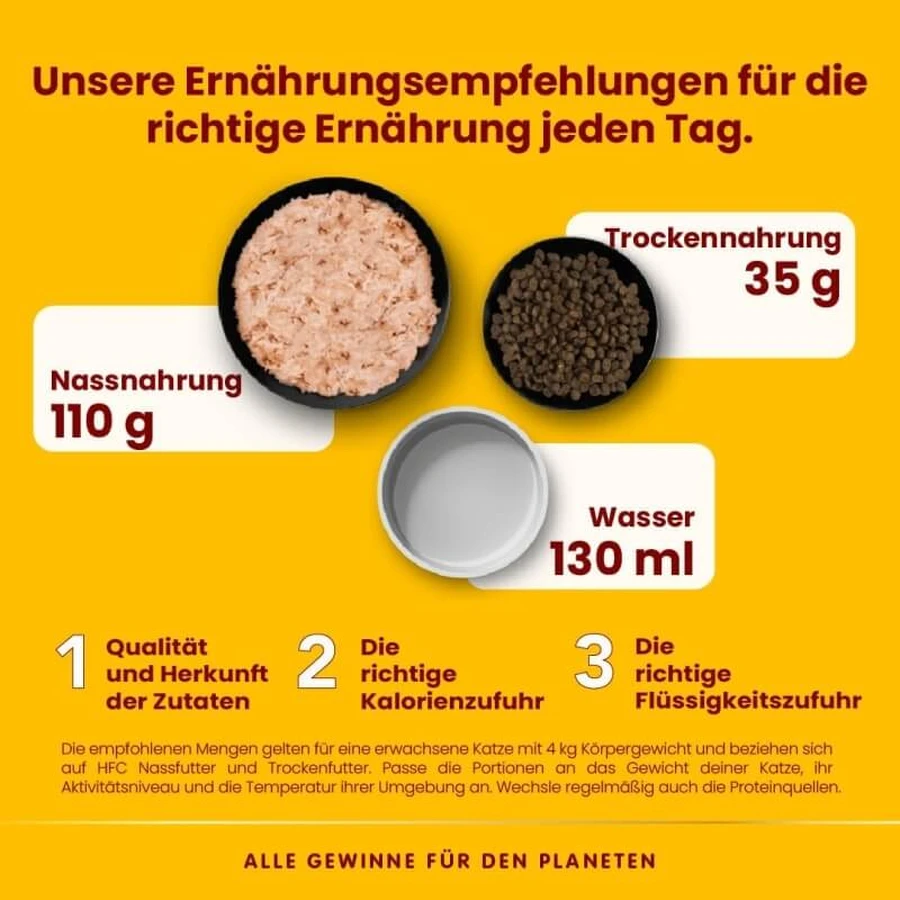Almo Nature HFC Natural Atlantic Tuna - Aanvullend natvoer voor volwassen katten vanaf 1 jaar, 280 g