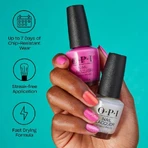 Opi Nail lacquer - lac de unghii nr. nlp004, finisaj mat, în stiletto