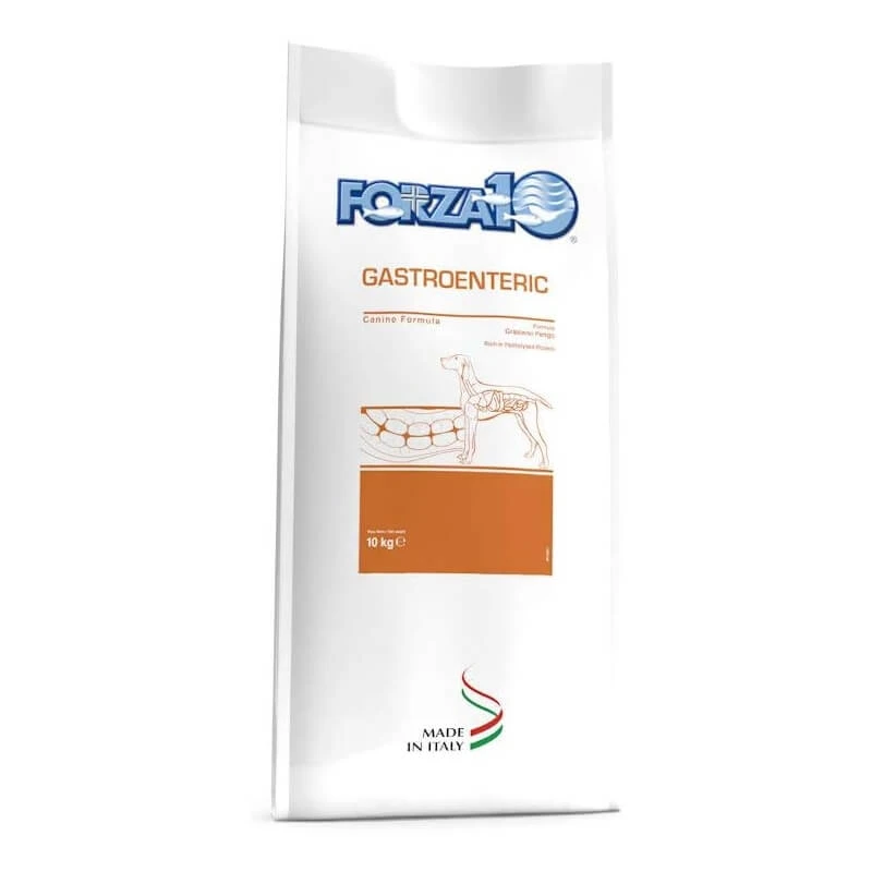Forza10 Magen-Darm-Hundefutter mit Fisch, fettarm – Alleinfuttermittel, 10 kg