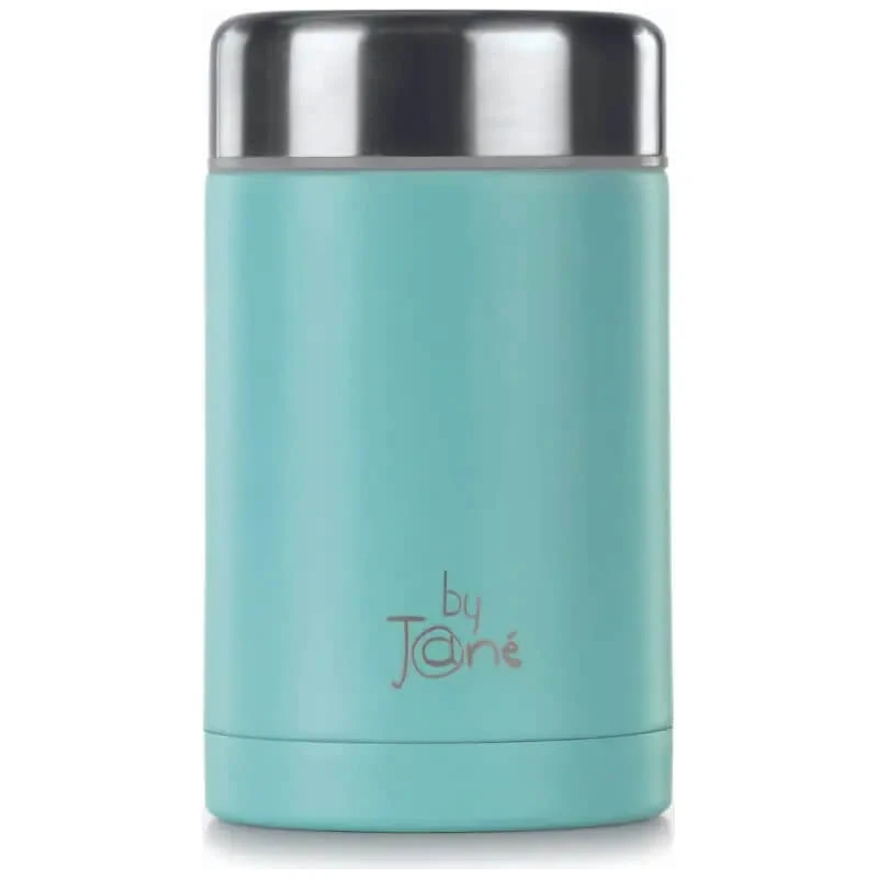 Jane Thermic Color Line – 450-cc-Thermosflasche aus Edelstahl für Babynahrung in Aquarellblau