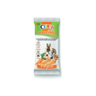 Cliffi Carrot Treat - aanvullend voer voor konijnen en kleine knaagdieren, 35 g
