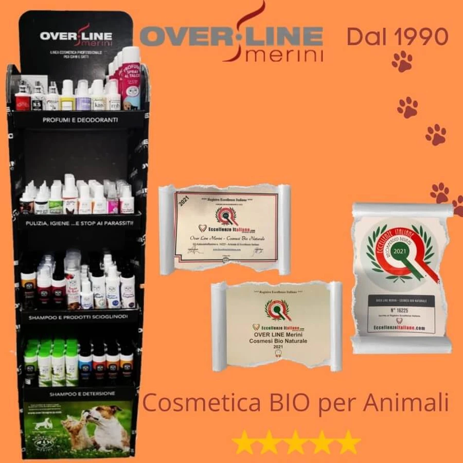 Maurizio Merini Over Line - Desinfecterende shampoo voor huisdieren, 250 ml